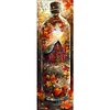 (30*90cm)House Scenery Glass Bottle - Full Round Drill Diamond Painting