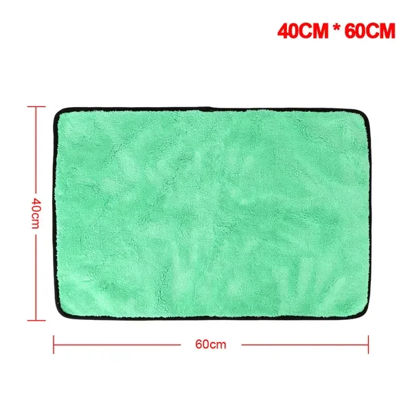 Car Wash Towel Strong Water Absorption Cloth Accessories 1200GSM Soft Microfiber Auto Cleaning Door Window e