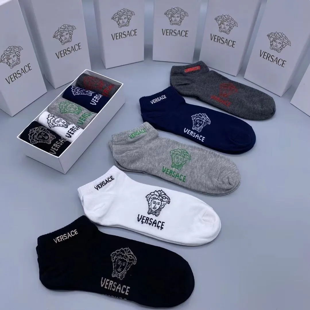 Socks Men's Short Socks Spring and Autumn Breathable Antibacterial Deodorant Sweat-Absorbent Summer Thin Unisex Boxed Socks