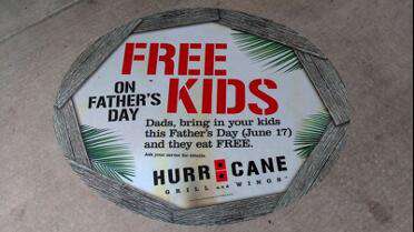 3M 3662 Sidewalk Film printed graphic with 3M 3647 Laminate.