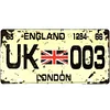 UK City - Car License(6*12Inch) - Garage