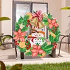 DIY Diamond Painting Garland Snowman Rhinestone Hanging Wreath Set 