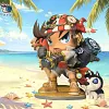 Big & Small Scale Viper Buccaneer - MapleStory Resin Statue - Blue Snail Studio