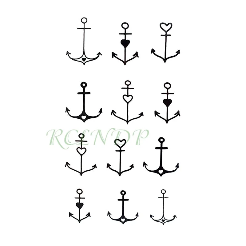 Waterproof Temporary Tattoo Sticker Black Gun AK 47 Flash Tatoo Fake Water Transfer Tatto for Woman Man