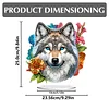 Flower Wolf Double Sided - 5D DIY Ornament