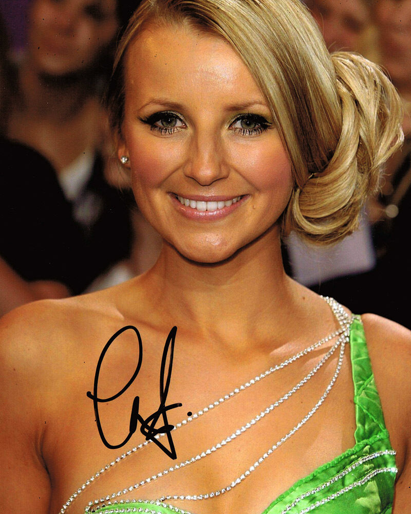 Carley Stenson HAND SIGNED Autograph 10x8 Photo Poster painting AFTAL COA Sexy Hollyoaks Steph