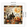 Patchwork Pumpkin House-11CT Stamped Cross Stitch 45*45cm/17.72*17.72in tapestrymarket
