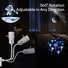 Galaxy Star Projector USB 2 in 1 Night Light Starry Sky Lamp 360