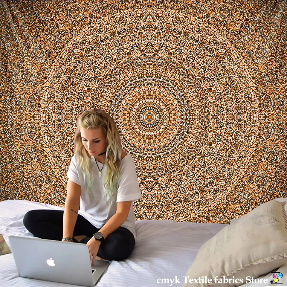 Hot New Indian Mandala Tapestry Hippie Home Decorative Wall Hanging Bohemia Beach Mat Yoga Mat Bedspread Table Cloth 210x148CM