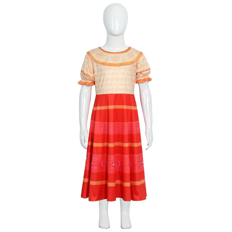 Kids Children Encanto Dolores Dress Cosplay Costume