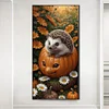 >SALE<5D DIY Full Round Drill Diamond Painting Hedgehogs Kit Home Decoration 40x80cm