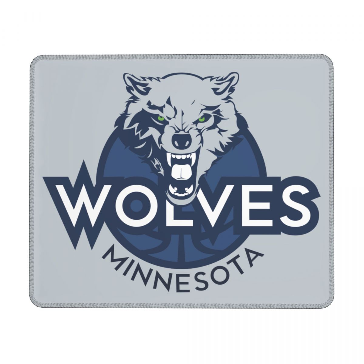 Minnesota Timberwolves Printed Rectangle Gaming Anti-Slip Rubber Mousepad