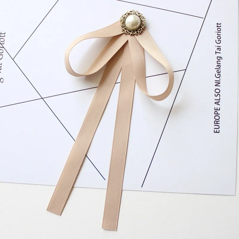 Hand-made Bow Tie Ladies Unisex Banking Stewardess Student Performs Career Korean White Shirt Black Bowtie Classic Trendy Gifts