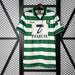 1999/2000 Retro Sporting Lisbon Home Football Shirt 1:1 Thai Quality