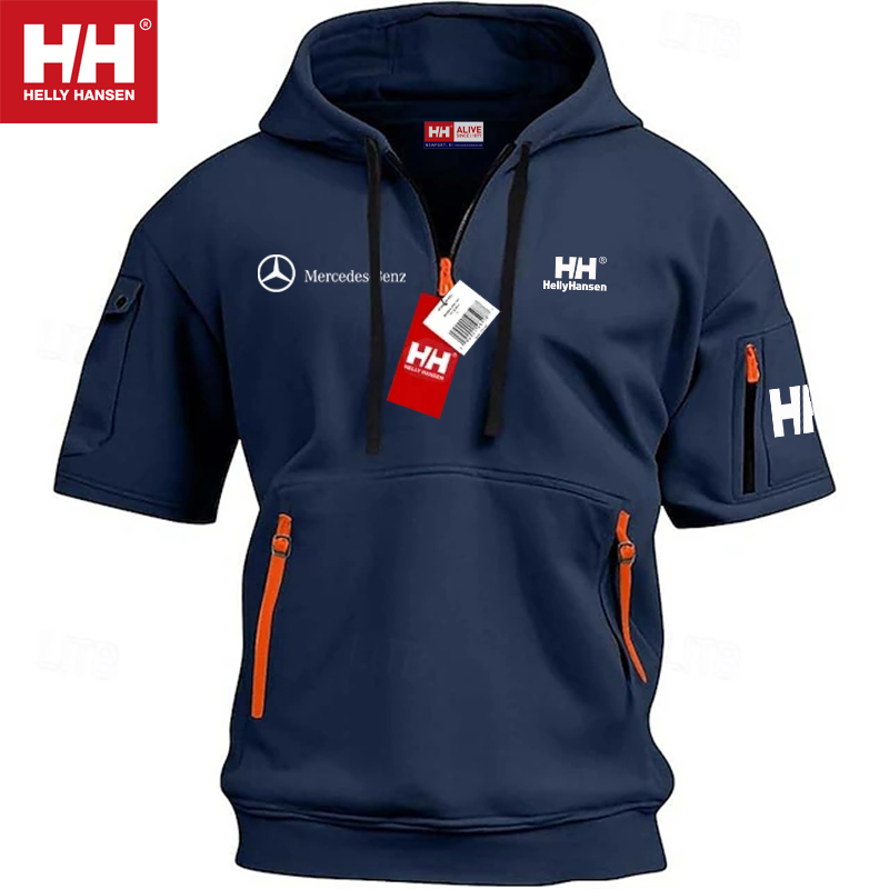 The new, loose hoodie from Helly Hansen® Mercedes-Benz is available in limited quantities