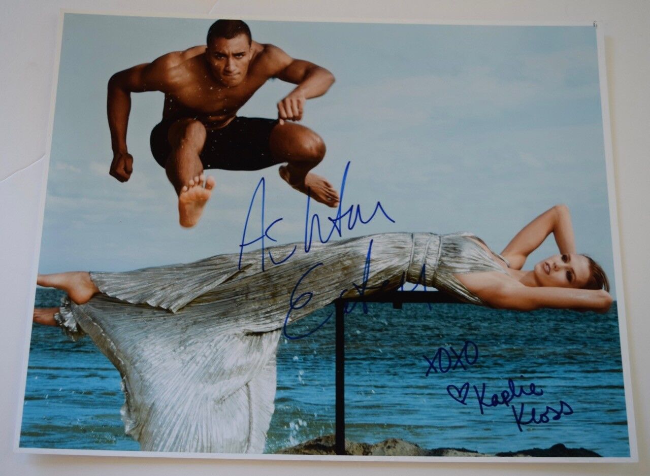 Karlie Kloss & Ashton Eaton Signed Autographed 11x14 Photo Poster painting COA VD