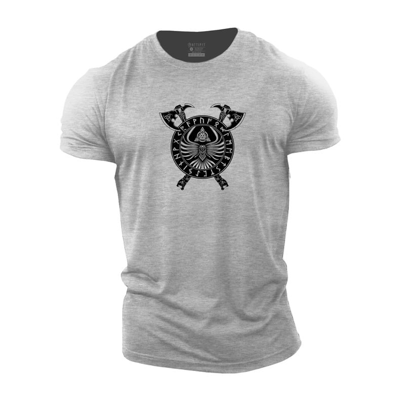 Cotton Viking Style Graphic T-shirts tacday
