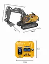 Large 3-in-1 Simulation Alloy Remote Control Excavator