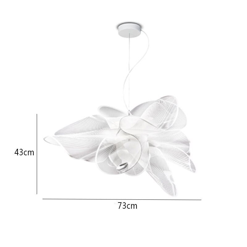 Post-modern LED Petal Acrylic Pendant Lights Lighting Mesh Pendant Lamp Dining Living Room Bedroom Restaurant Decor Hanging Lamp