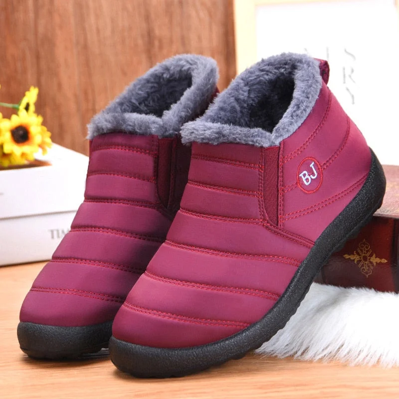 Men's sneakers Winter Men Casual Shoes Male Warm Winter Shoes For Men Loafers Unisex Sneakers Winter Fur Short Shoes Man loafers