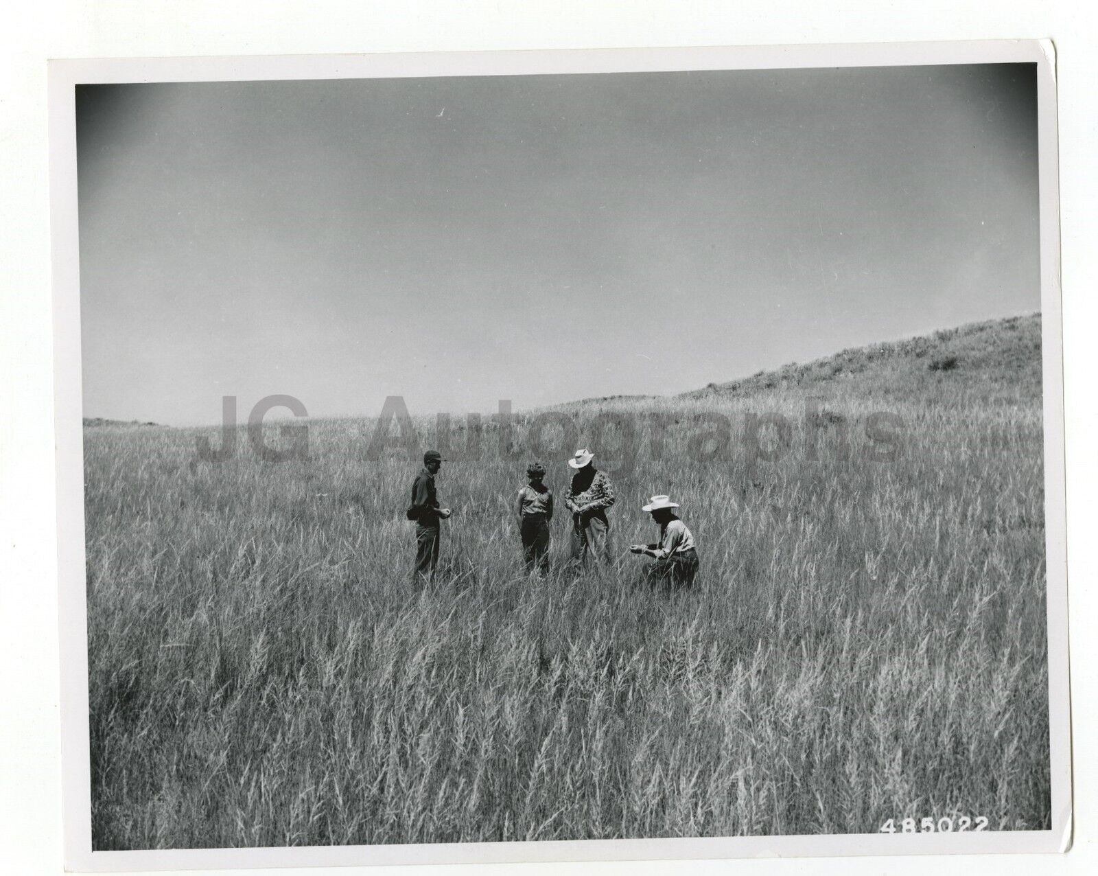 Nebraska History - Vintage 8x10 Photo Poster painting by Bluford W. Muir - Range Types, 1957