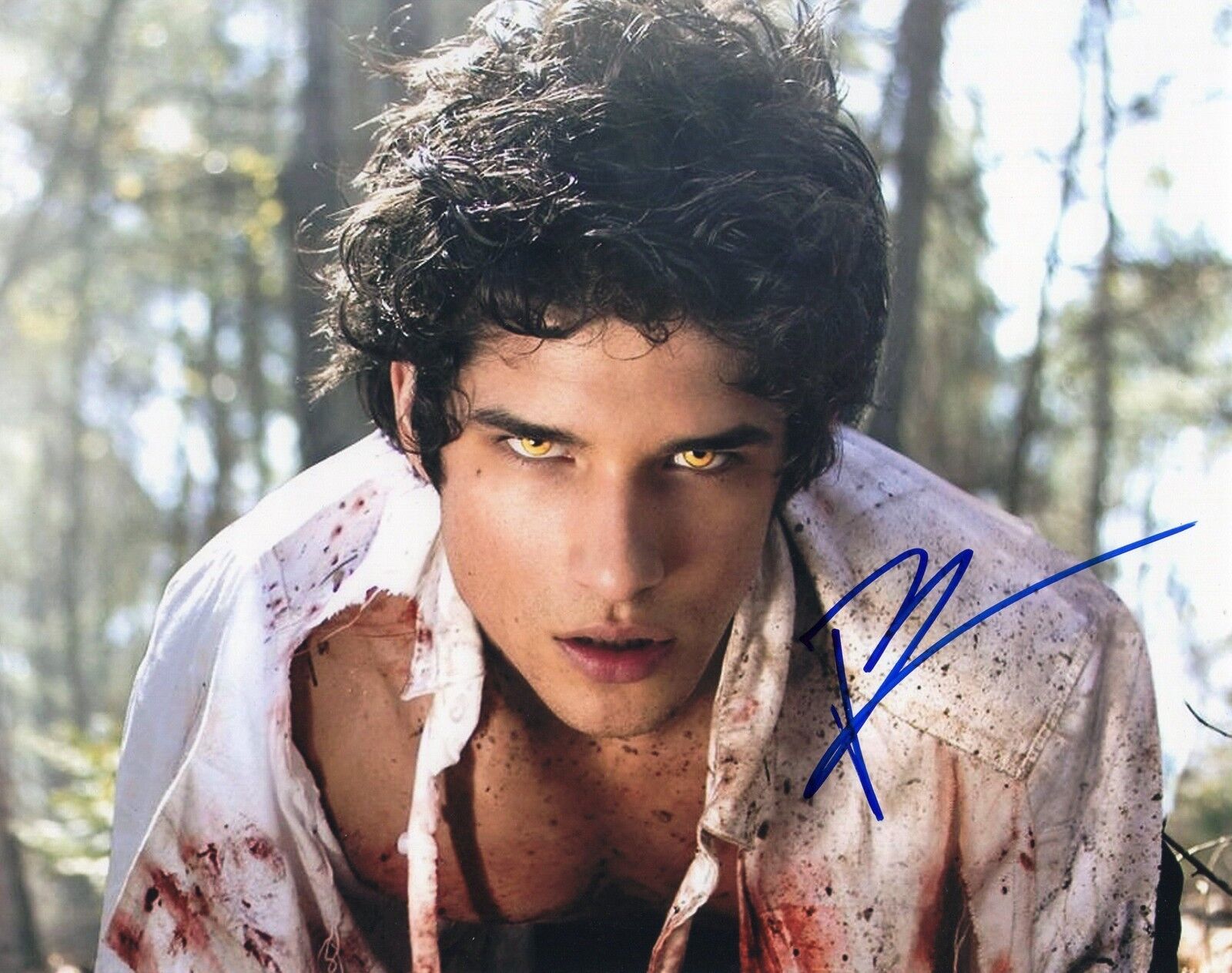 Tyler Posey Teen Wolf TV Show Scott McCall Signed 8x10 Photo Poster painting w/COA #4