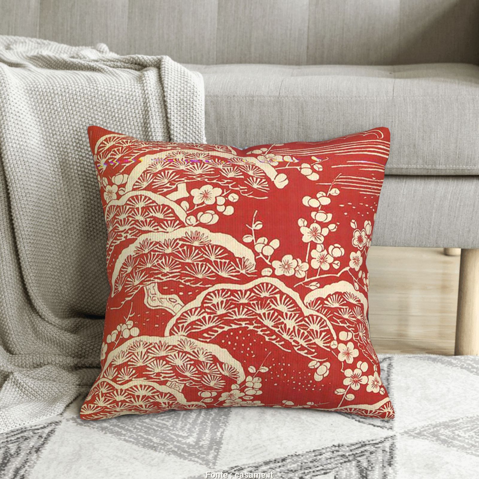 Comstylish Vintage Japanese Art Pattern Home Pillow