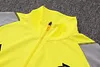 Joyfball 2024/2025 Flamenco Long Zipped Jacket Yellow Soccer Jersey 1:1 Thai Quality 