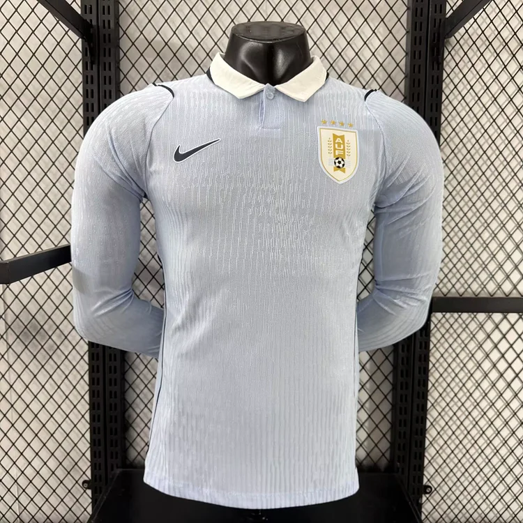 2026 Uruguay Home Long-Sleeve Player Edition