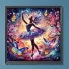 Diamond Painting-DIY Crystal Rhinestone Butterfly Dance Girl(Box Packaging)