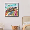 Tortue de mer - peinture diamant de forme sp&eacute;ciale - 30*30cm