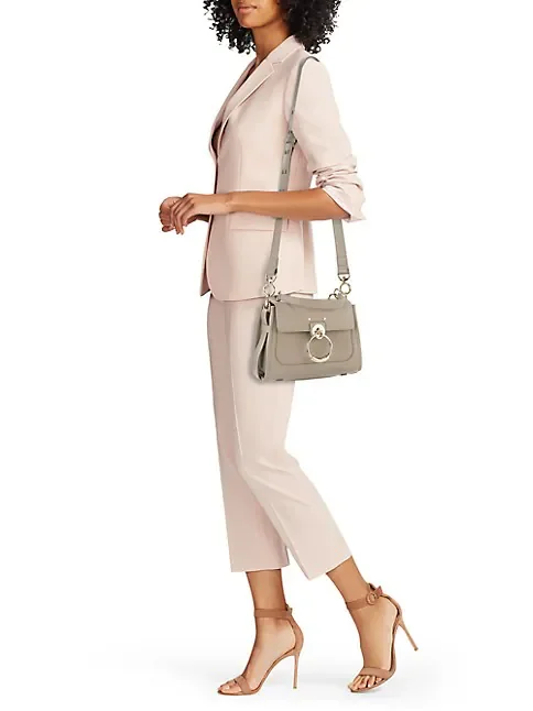 Chlo&eacute; Mini Tess Leather Day Bag