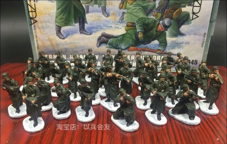 pornhint Pornhint Painted 1/72 Caesar Caesar H069 WWII German soldier winter coat finished model
