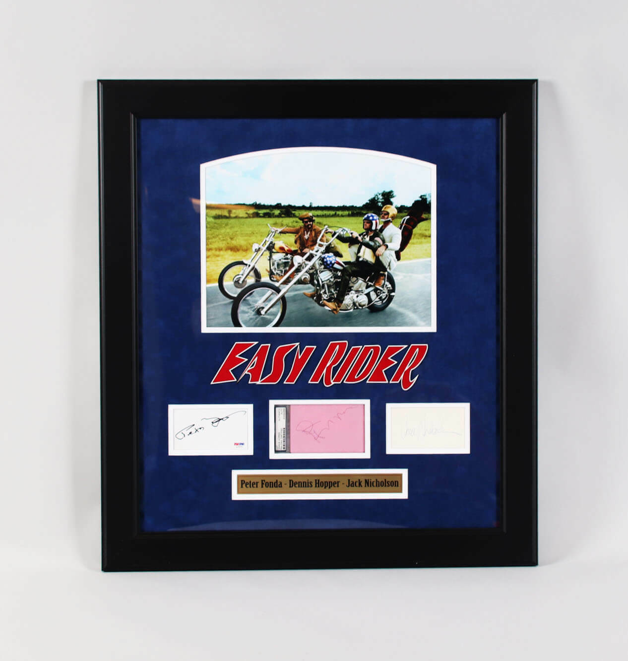 Easy Rider Signed Photo Poster painting Display - Peter Fonda, Dennis Hopper, Jack Nicholson ...