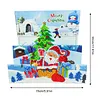 1Pcs Diamond Painting Christmas Sleigh Theme Greeting Card Set with Envelopes