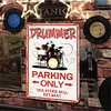 Drummer Parking - Panneaux en &eacute;tain m&eacute;tallique(20*30cm/30*40cm) - Musique