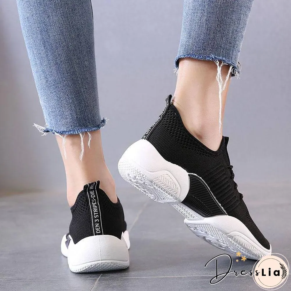 Womens Fashion Casual Shoes Lightweight Platform Ladies Breathable Sneakers Tenis Feminino