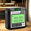 Digital Angle Protractor Inclinometer Magnet 90 Degree Ruler Level Meter(Black)