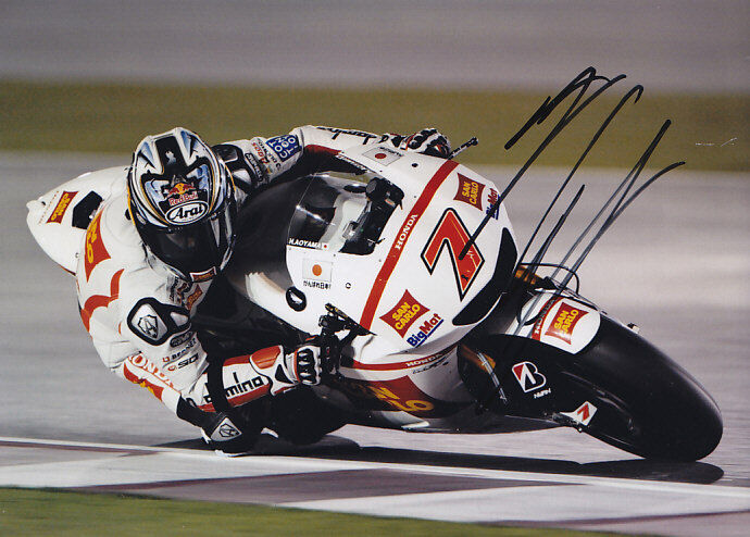 Hiroshi Aoyama Honda Motogp Signed Photo Poster painting 5x7 2011.