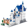 Block model of the world famous building Swan Lake Castle (11810 pieces/ 8233 pieces)