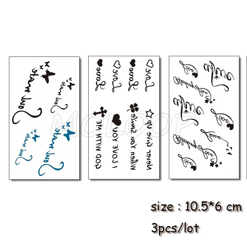 Temporary Tattoo Water Transfer Tatoo Sticker Tattoo Black Panda Paw Print Cat Tatto Body Art Fashion Tatoo Girl Boy Arm Tatto