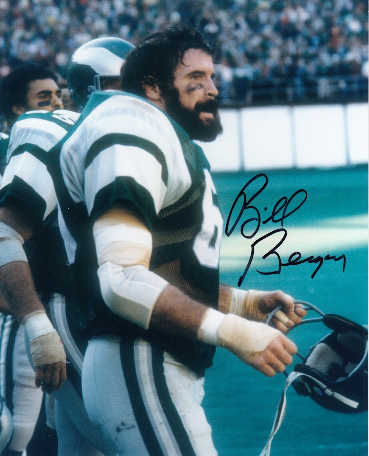 Bill Bergey #0 8x10 Signed Photo Poster painting w/ COA Philadelphia Eagles