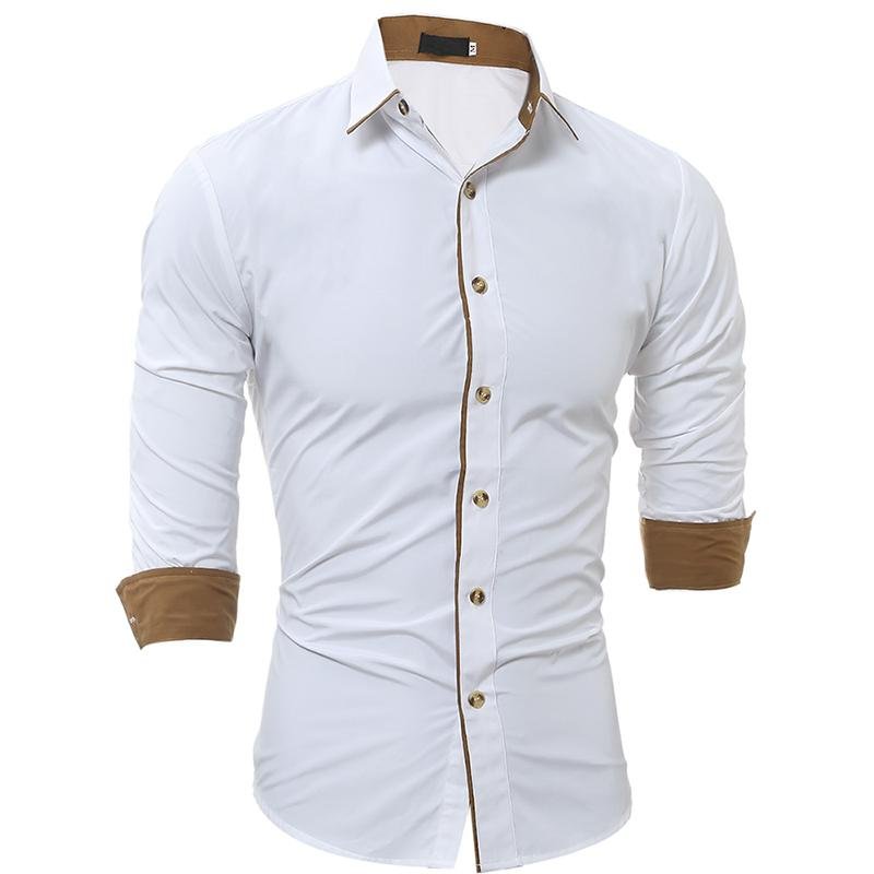 Fashion Plus Size Men's Casual Long Sleeve Shirt | EGEMISS