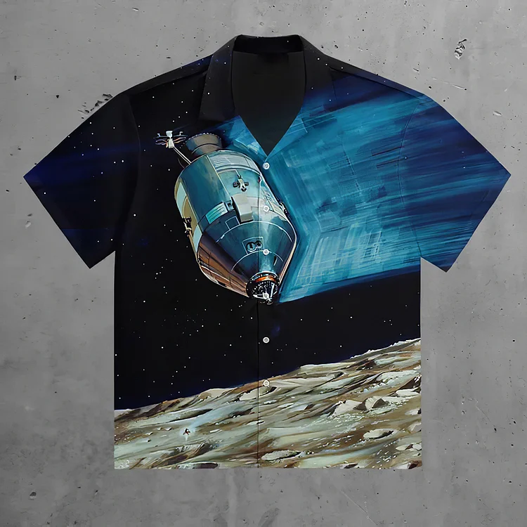 Loveciss®/ Fun Spaceship Short Sleeve Shirt