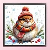 Winter Bird-11CT Stamped Cross Stitch Kit(40x40cm)