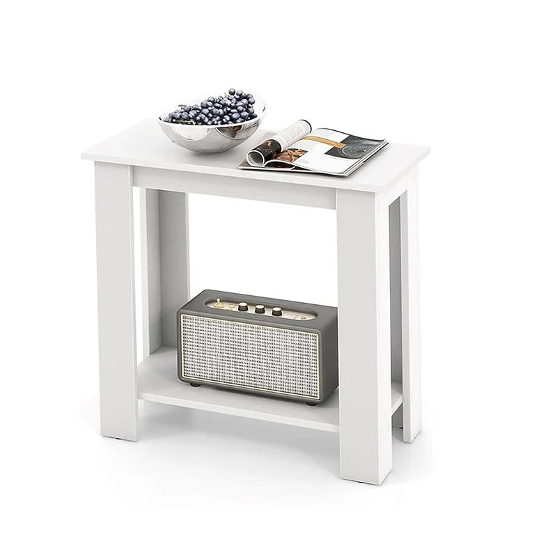 Living Room Bedroom Modern 2-Tier Side Table