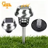2PCS Solar Powered Lighting Mosquito Repellent Lamp with Ground Stake Waterproof Mosquito Killer for Backyard Patio Garden Lawn Pathway Camping