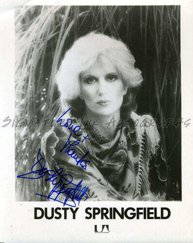 DUSTY SPRINGFIELD Signed 8x10 Photo Poster painting Autographed Reprint