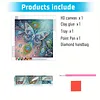 Butterfly Special Shaped DIY Partial Drill Diamond Painting Kit for Adults Beginners Home Decor Diamonds Paintings Gem Art 30x30cm