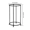 Circular Drying Rack with Wheels Display Hanging Clothes Rack for Clothing Store